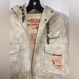 Artful Dodger Men's Combat Parka size M(38/40) Color Cream